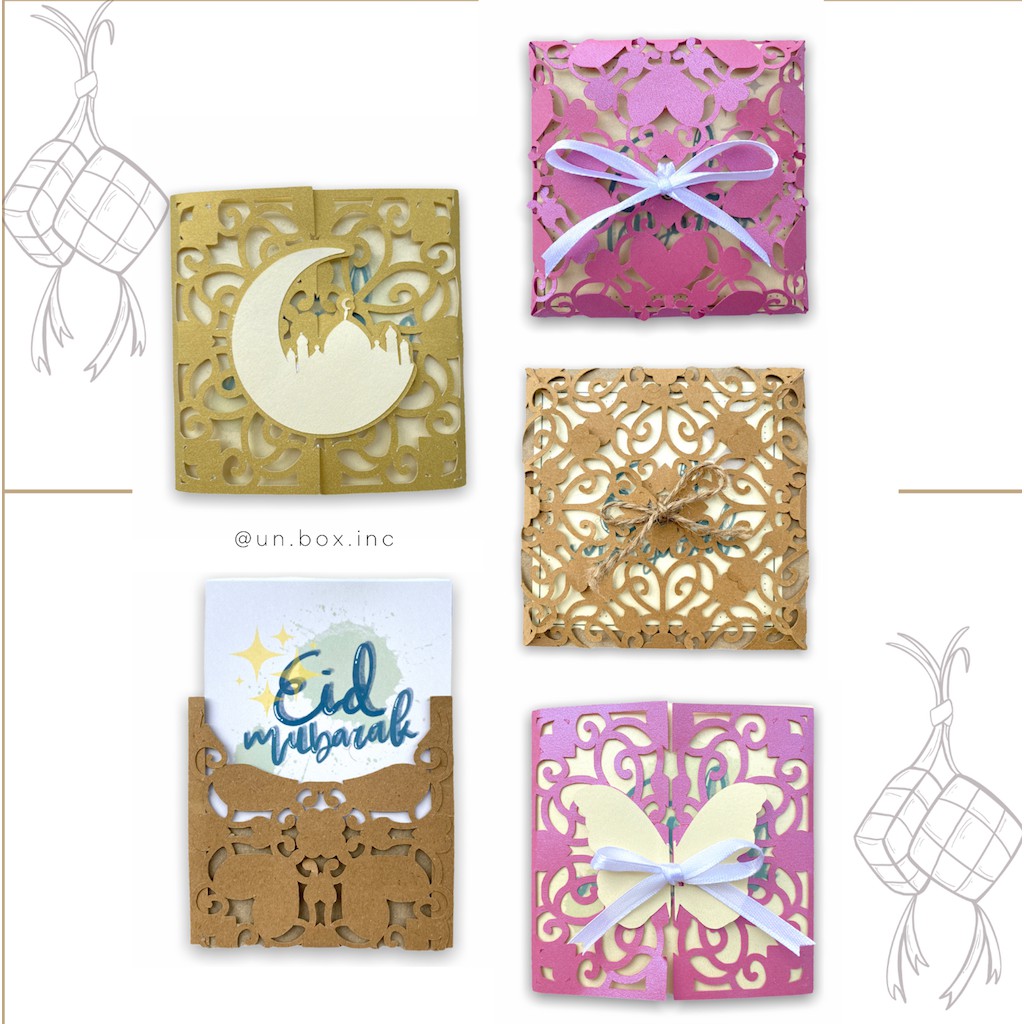 

custom kartu lebaran / greeting card / ucapan / ramadhan / kartu hampers / amplop lebaran