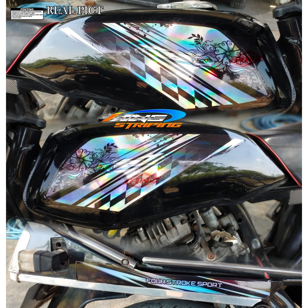 STRIPING MOTOR GL PRO VARIASI HOLOGRAM / STIKER GL MAX TERBARU / PROMO STIKER MOTOR GL