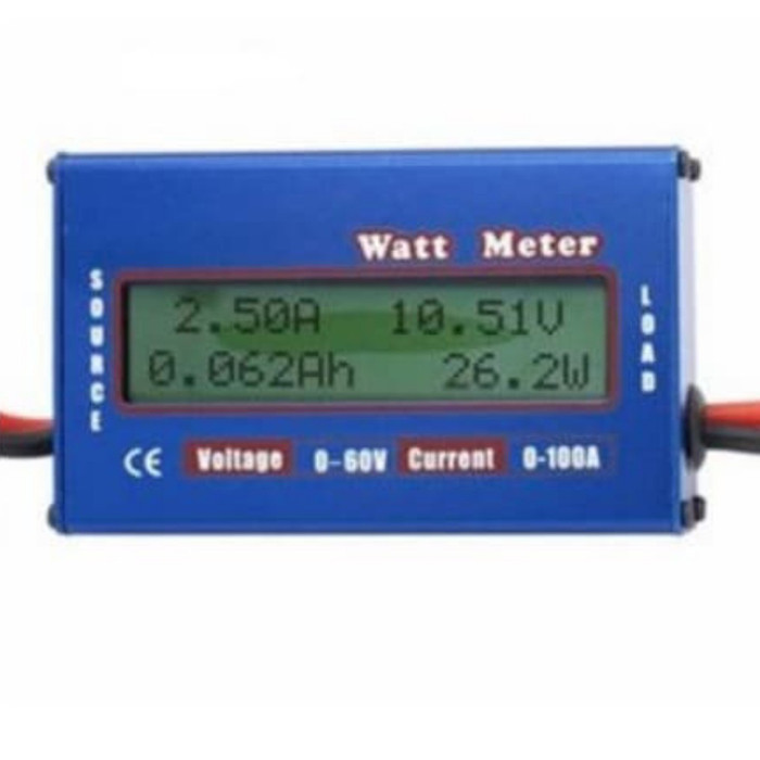 DC Digital Watt meter 100A 60V Volt meter Ampere meter Termurah