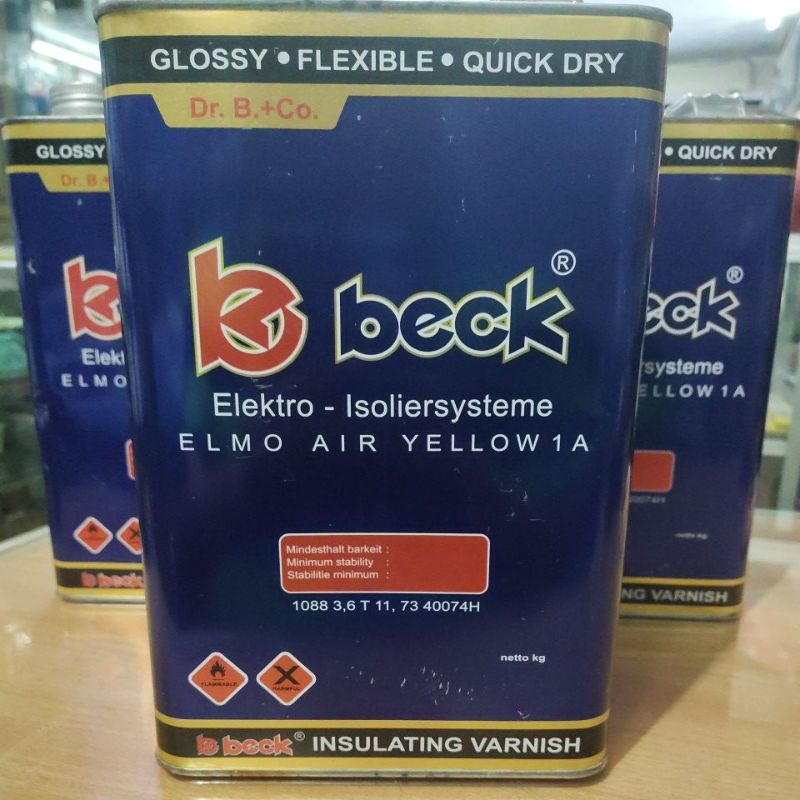HEAVY DUTY ☑️ Electrical Insulating Varnish BECK 2.2 Kg 2.2 Liter | Electro Isoliersysteme Pernis Ve