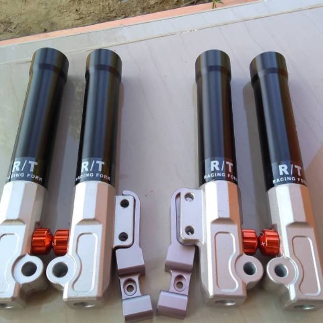 Tabung shock RT Stage + breket monoblok beat scoopy vario 110 125 150 fu mio nouvo jupiter vega j m3