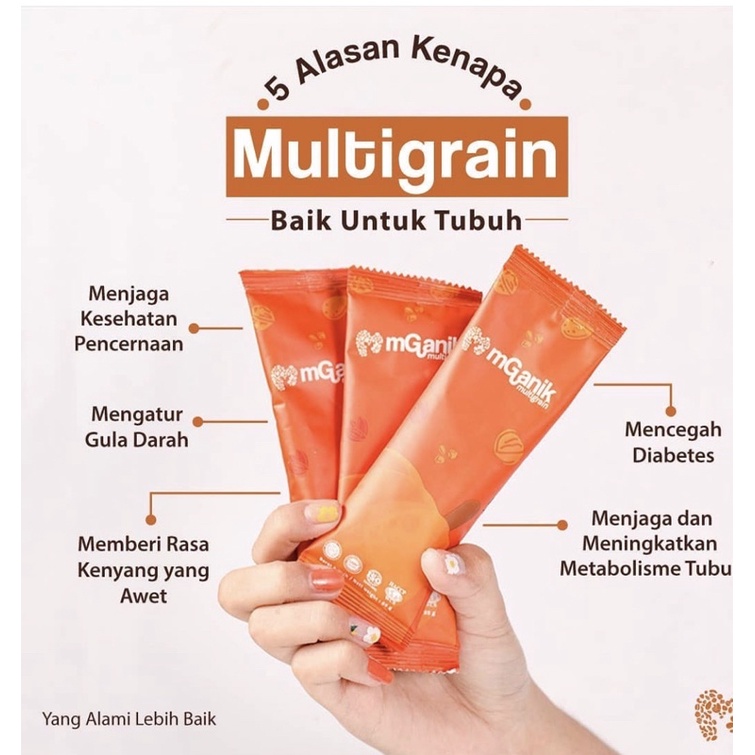 COD MGANIK MULTIGRAIN pilih BONUS isi 20 Sachet