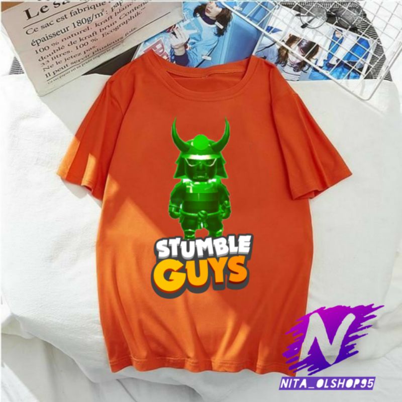 kaos anak stumble guys legendary skin