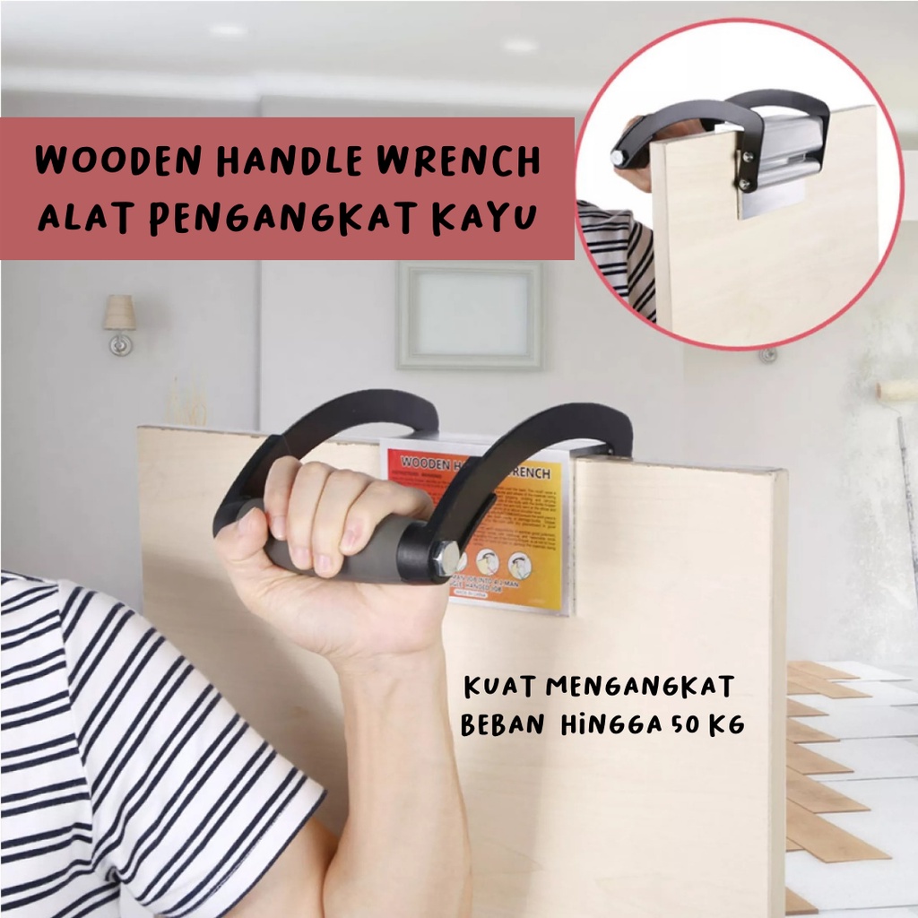 WOODEN HANDLE WRENCH // Alat Pengangkat Kayu