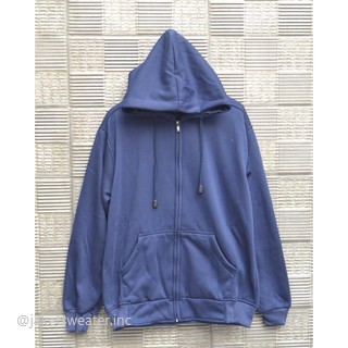 SWEATER_ID Jaket Hoodie Zipper Navy Sweater Polos Resleting Pria Dan Wanita Unisex M L XL XXL