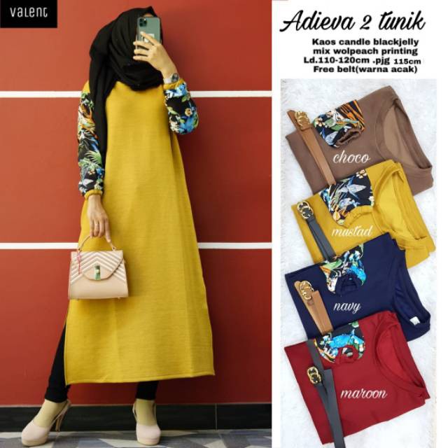 ADIEVA TUNIK/TUNIK WANITA/L/XXL/KEKINIAN/ TERMURAH/TERLARIS