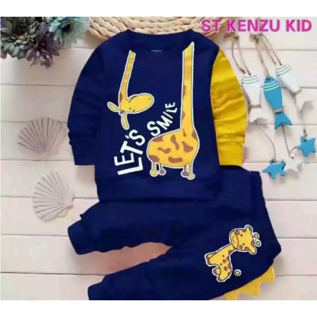 Sweater jerapah anak laki laki dan perempuan terbaru 1-5 tahun