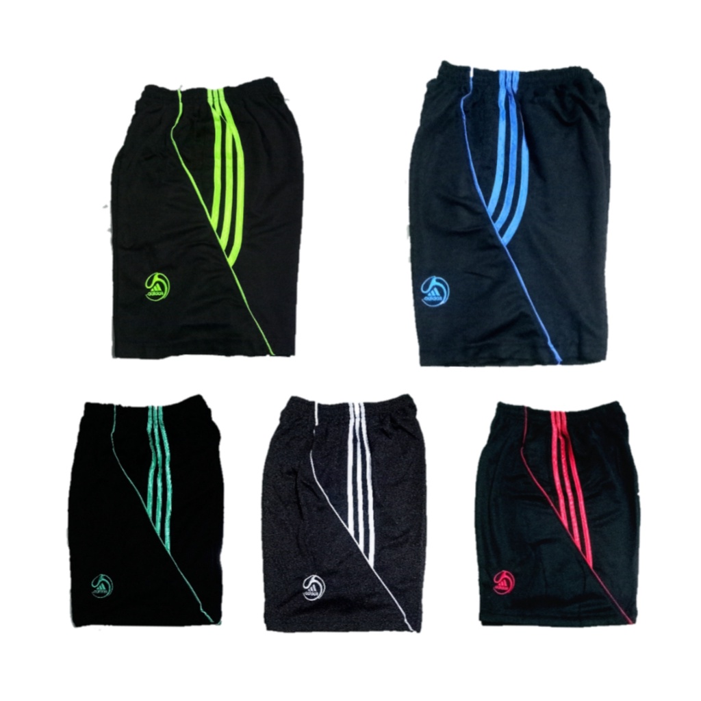 Celana Kolor Pria Olahraga Bola Futsal Sport Hitam Pendek Jersey Premium
