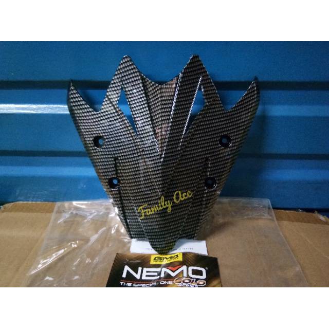 Visor Winsil Winshield Aerox 155 Carbon Visor Aksesoris Variasi Yamaha AEROX 155 Carbon NEMO