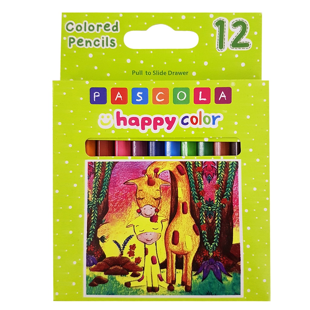 

Pascola - Happy Color Pencil HL Isi 12/Set (Standardpen)