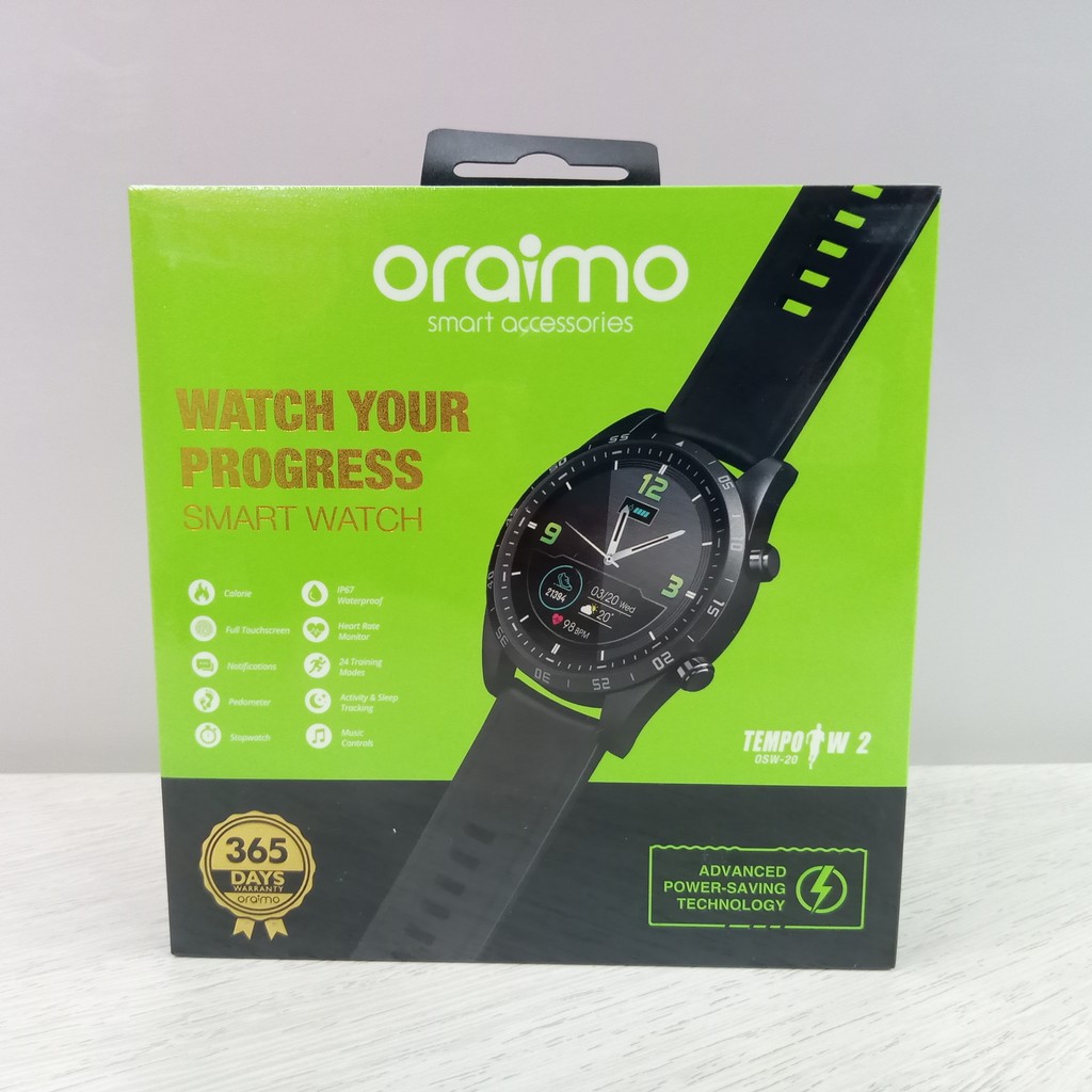 VROFFSTORE SMART WATCH ORAIMO TEMPO W2 OSW-20 JAM TANGAN FITNESS OLAHRAGA PINTAR