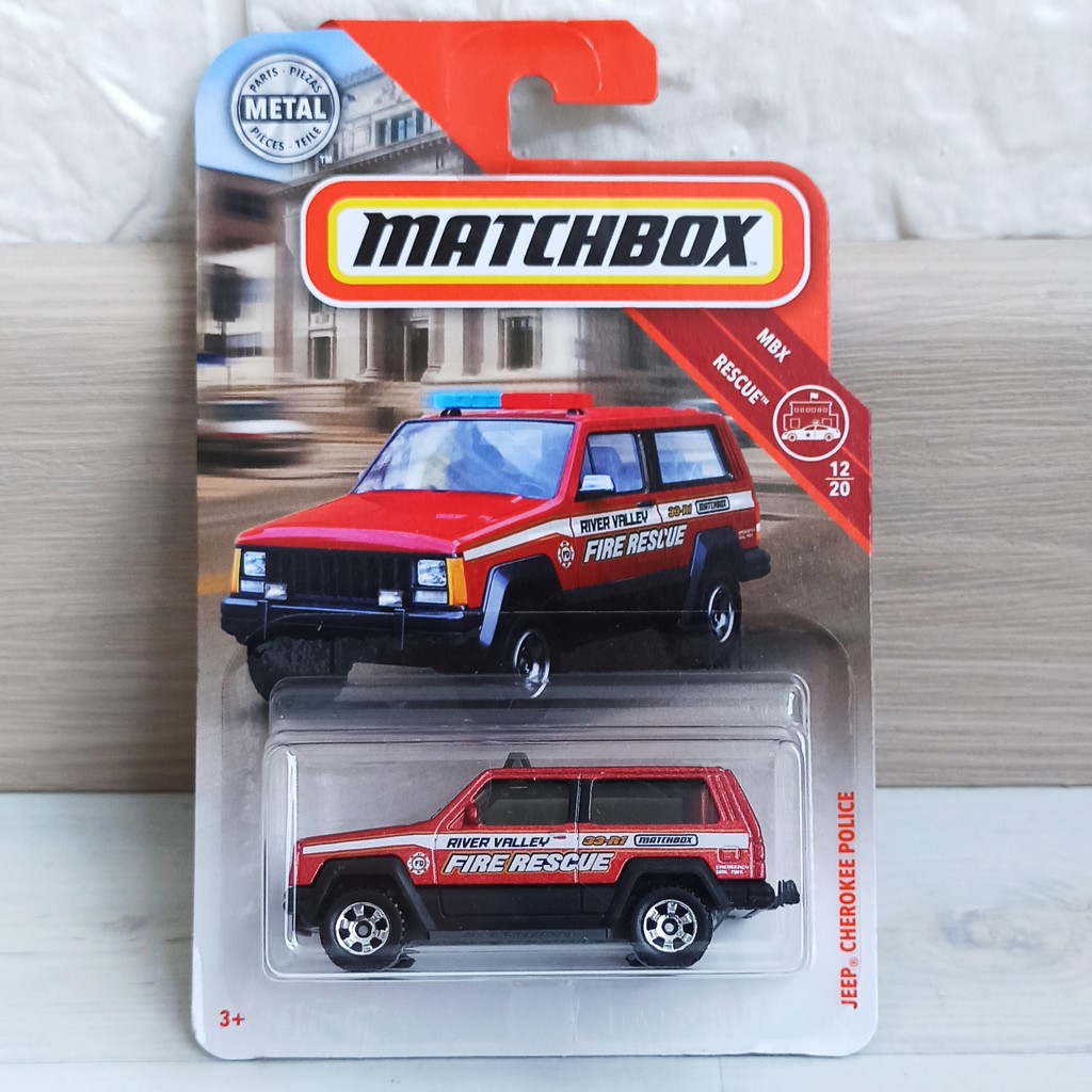 matchbox jeep cherokee police
