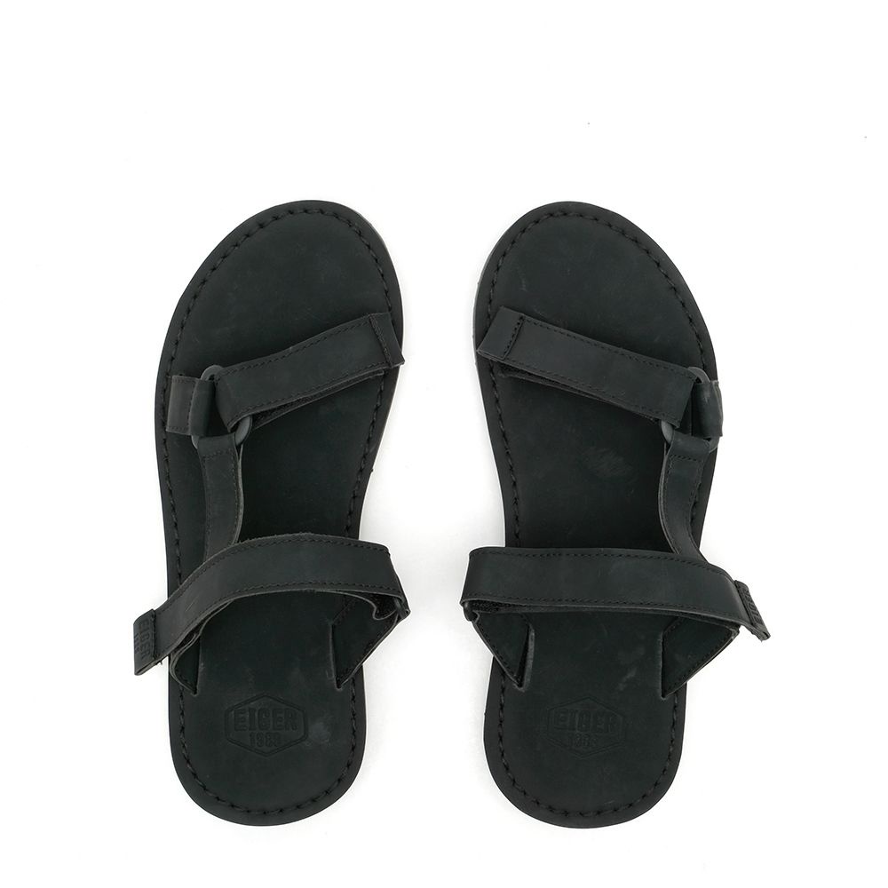 Eiger001 Sandal Slip-On Dublin, Black 6729 | Sandal Pria Wanita