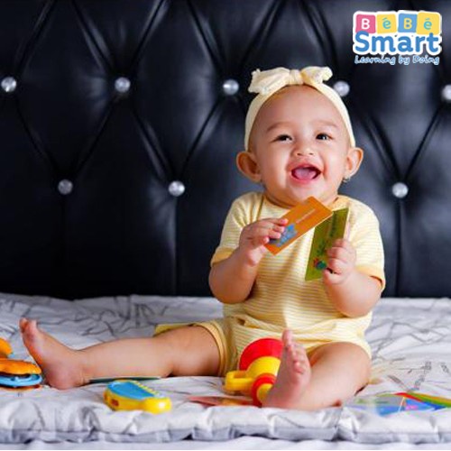 Makassar - Bebe Smart Rattles &amp; Flash Card Set