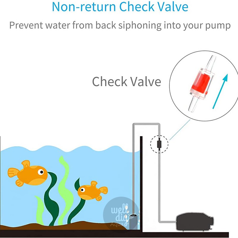 Check valve co2 Aquascape