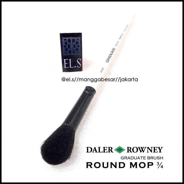 

Daler Rowney Graduate Brush Round Mop 3/4 (Kuas Lukis)