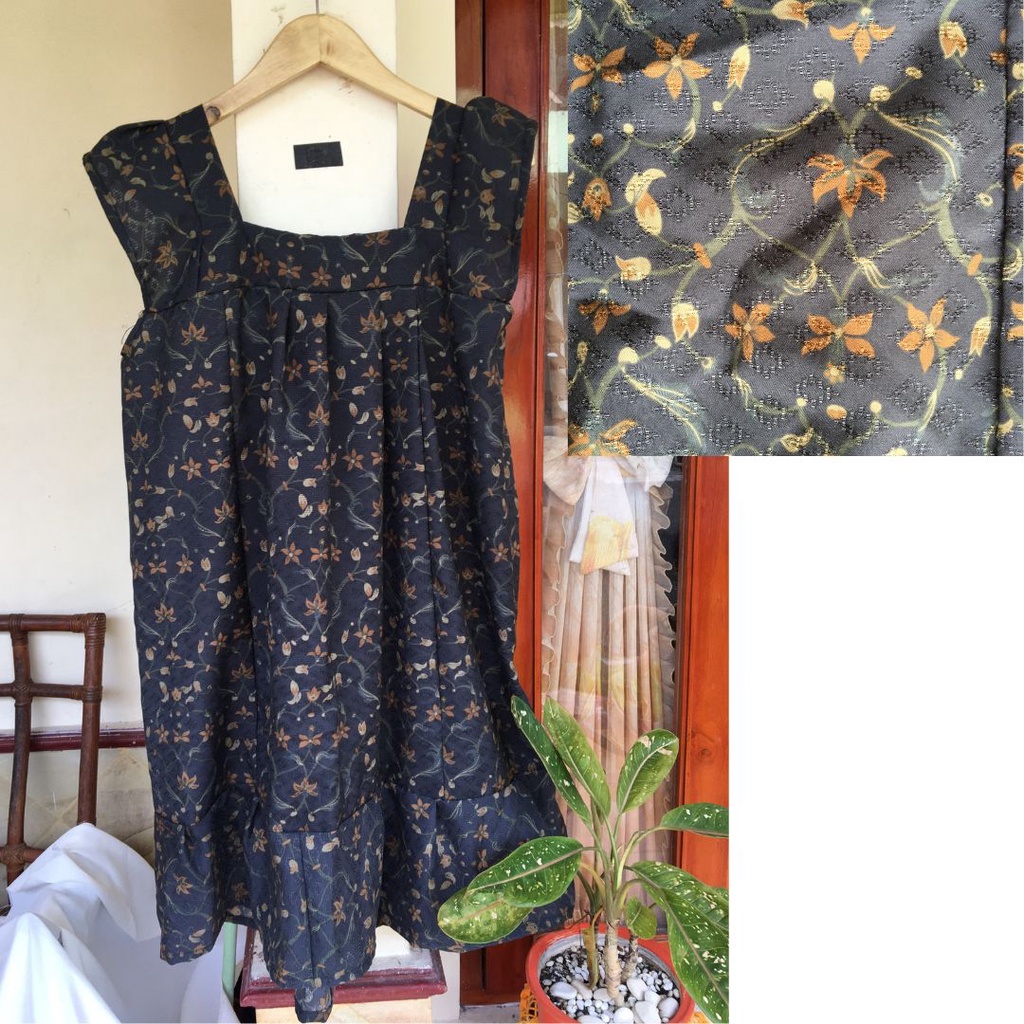 Daster Sambung Viral PART 2 - Daster Payung - Daster Perca - Daster Busui Rayon-dark bns etnik yks