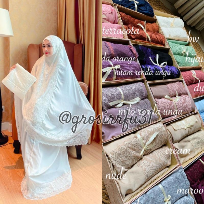 MUKENA ZARRA SILK RENDA ORI