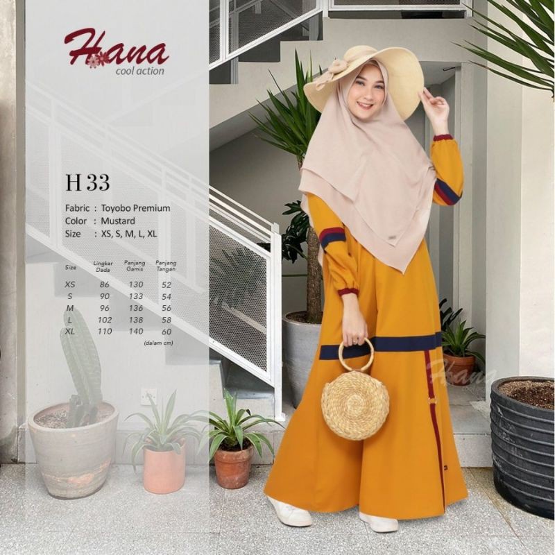 [PROMO AKHIR TAHUN] Gamis HANA 33 Ori By ENDOMODA Gamis Dewasa Murah READY SIAP KIRIM