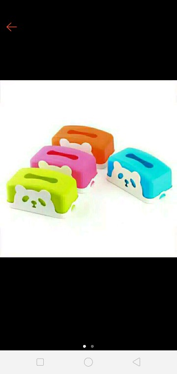 Kotak Tisu Panda / Tempat Tissu Karakter Panda