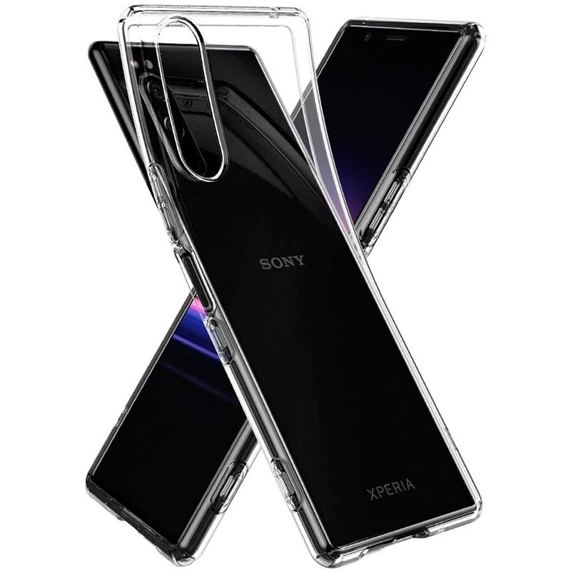 Slim TPU Case Sony Xperia 5 - Original Clear Soft Bening Cover Casing Shock