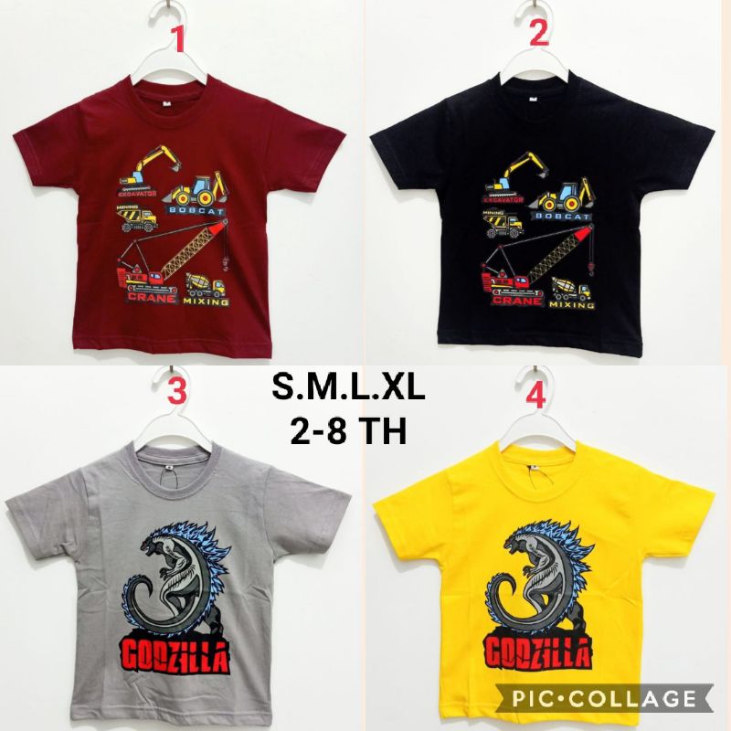 Kaos karakter anak kaos anak pesawat