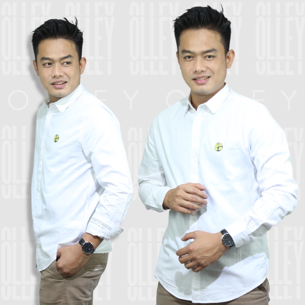 Baju kemeja pria / Kemeja sablon / Kemeja formal / Kemeja OLLEY