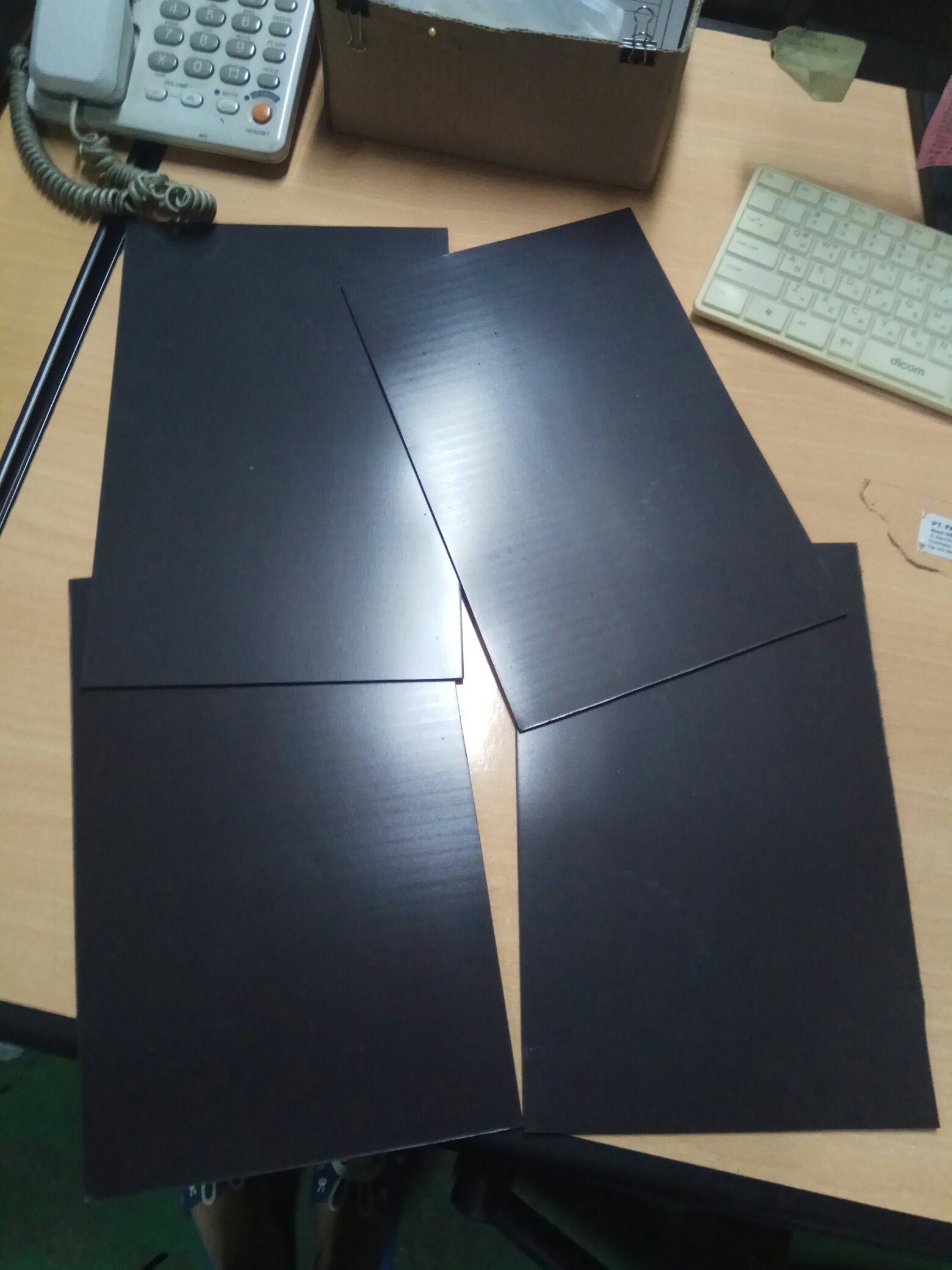 Rubber Magnet Sheet Tebal 3mm 30x20cm Lembaran Flexible