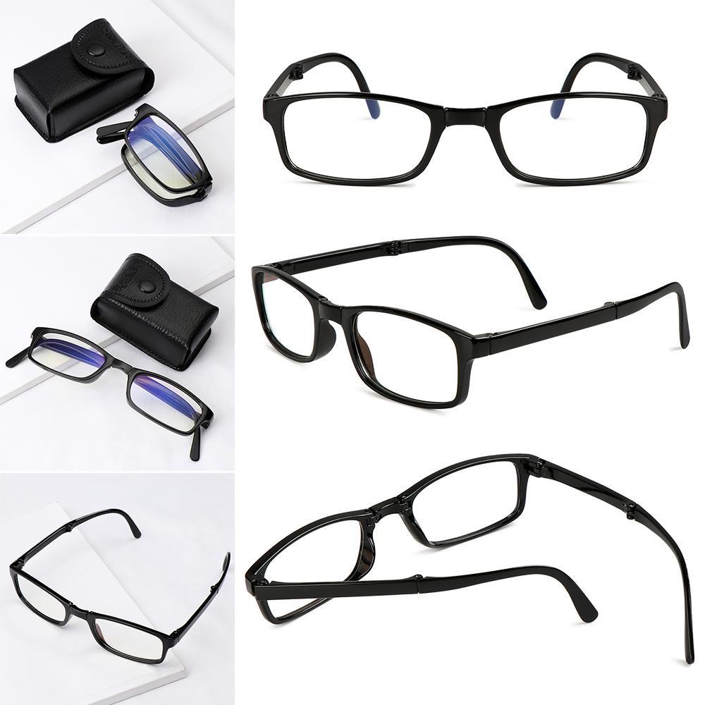 R-FLOWER Anti-blue Light Glasses Radiation Protection Computer Goggles Vintage Classic Blue Light Blocking Folding Presbyopia Eyewear
