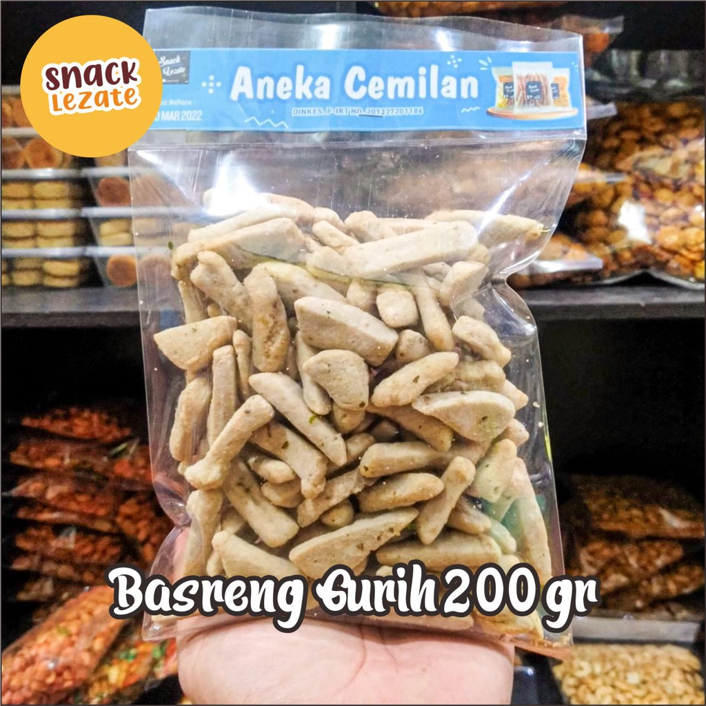 

Basreng Original Daun Jeruk 200gr Gurih Asin Murah/ Keripik Basreng / Kripik Basreng Bandung Kiloan