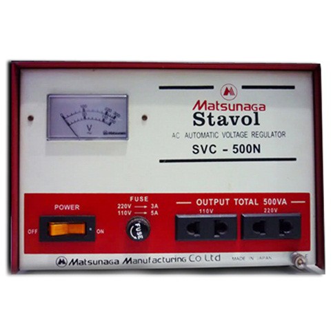 Stabilizer Matsunaga 500Watt Stavolt 500W (Servo Motor Control)