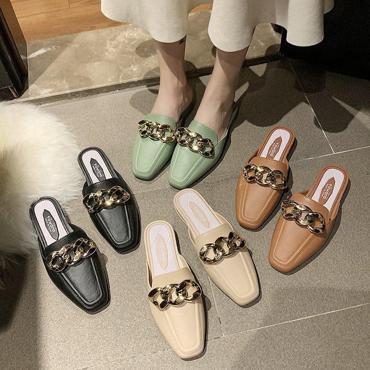 Free Box Sandal NS308 Flat Shoes Wanita Import Kasual Sandal Wanita kekinian Sepatu Termurah