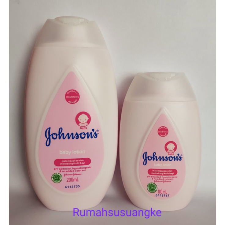 Johnson's baby lotion 100&amp;200ml