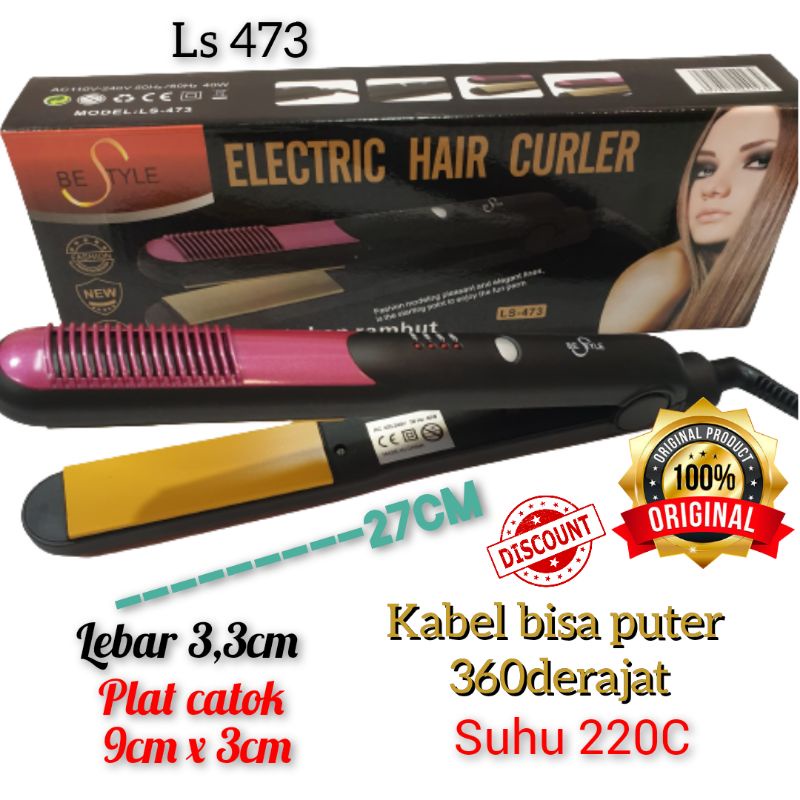 Alat Catokan Rambut Suhu Temperatur Panas Bestyle Ls473 Original  220c