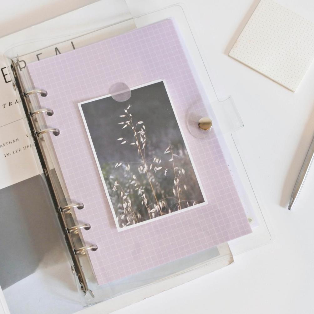 

[(BAYAR DITEMPAT) Binder Transparan 6 rings A5, A6, A7