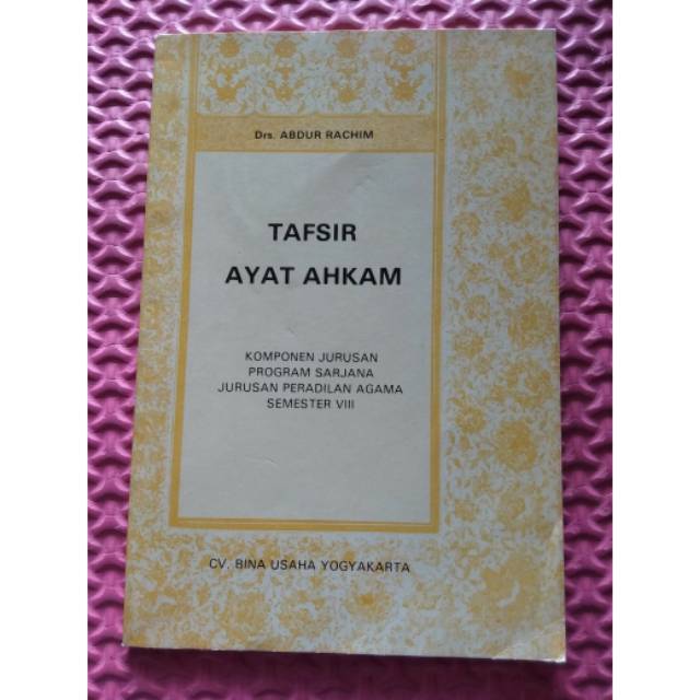 Tafsir Ayat Ahkam