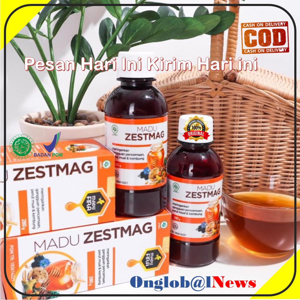 

Madu Zestmag ObatHerbal Asam Lambung, GERD Maag Anxiety Original Bisa COD