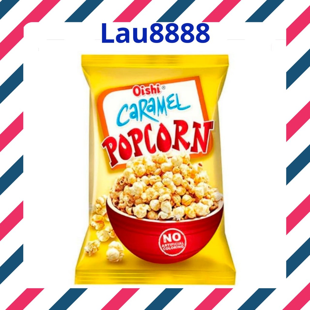 

Oishi Caramel Popcorn/ Camilan Snack Jagung Pop Corn Karamel 100 Gram