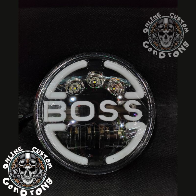 DAYMAKER 7 INCH BOSS DUS HITAM SUPER TERANG