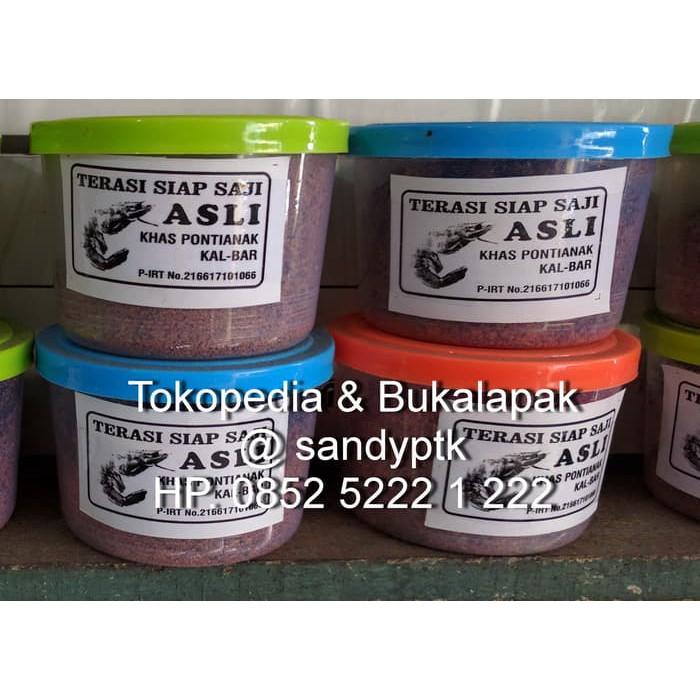 

Bubuk Sambal Terasi Siap Saji Khas Pontianak