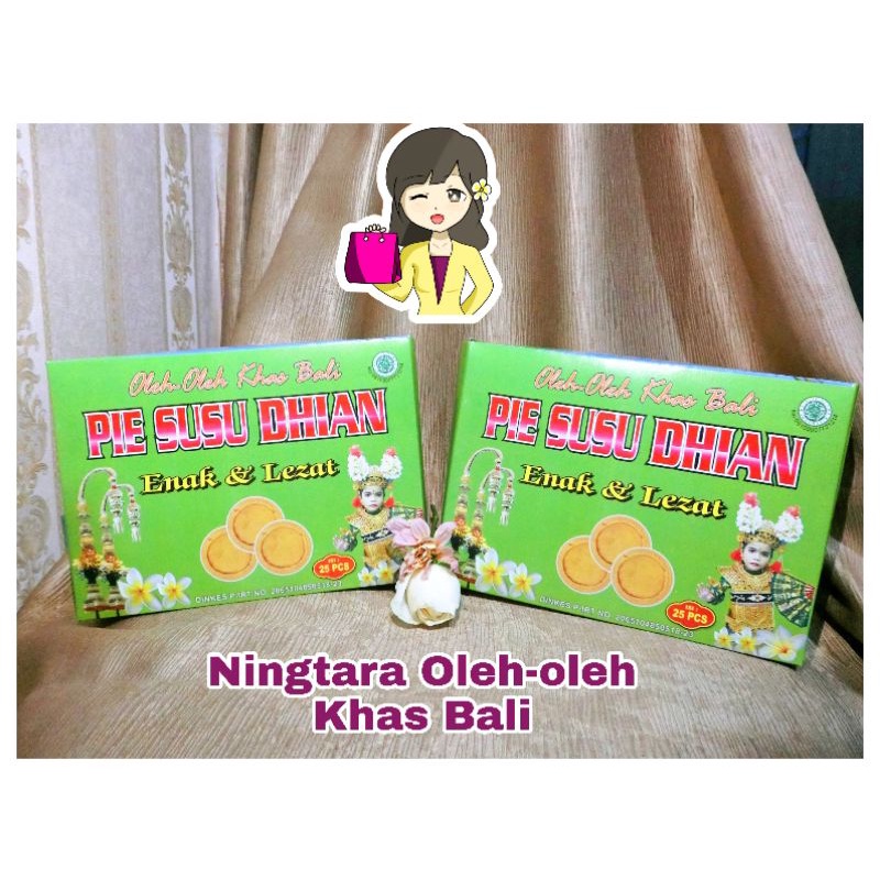 PIE SUSU DHIAN ORIGINAL OLEH-OLEH KHAS BALI FRESH ISI 25 (25PCS)