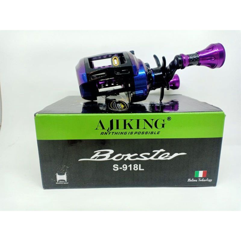 Reel BC Ajiking Boxster S918 Handle Kiri Original