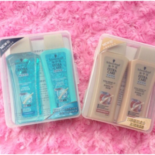 Schwarzkopf travel kit shampoo and conditioner