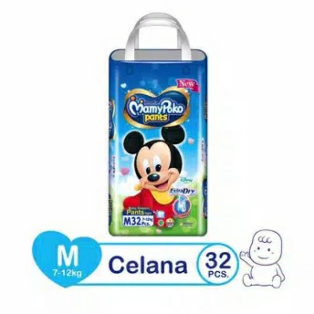 Mamypoko Pants Extra Dry - M 32