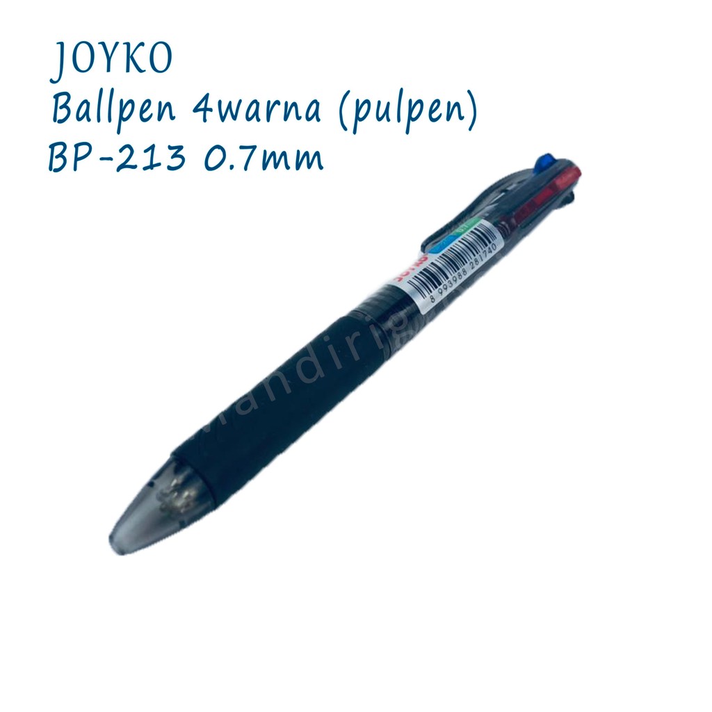 Pulpen 4 warna * Joyko * Ballpen * BP-213 * 0.7mm