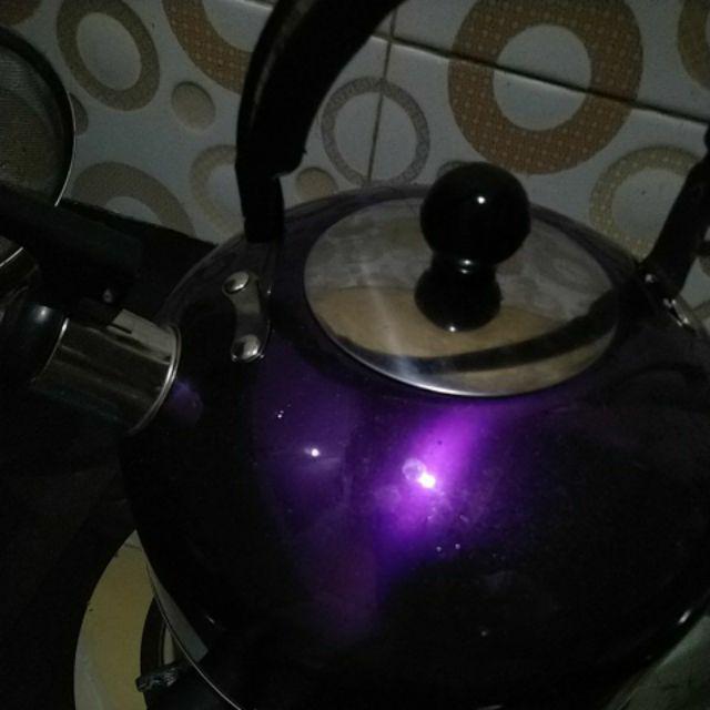 Teko Siul 5 Liter Stainless Ceret Bunyi Whistling Kettle Masak Air Panas Mini Warna Warni Lucu