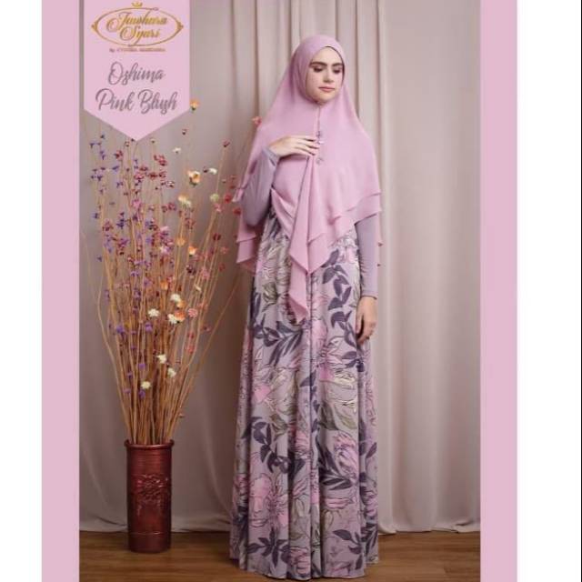 Jawhara Syar'i Seri Oshima Pink Blush