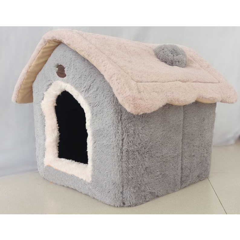 Kemah Rumah Kucing Bentuk Tenda Pet House Kucing Anjing Bagus