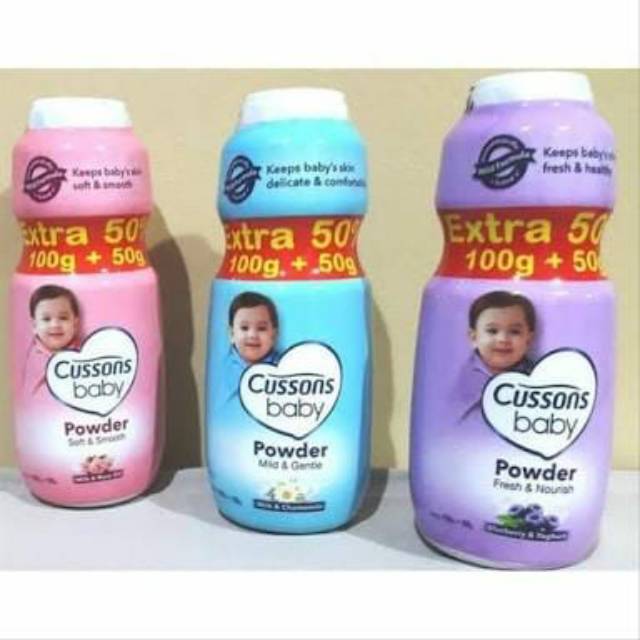 CUSSON BABY POWDER 100 extra 50/BEDAK BAYI