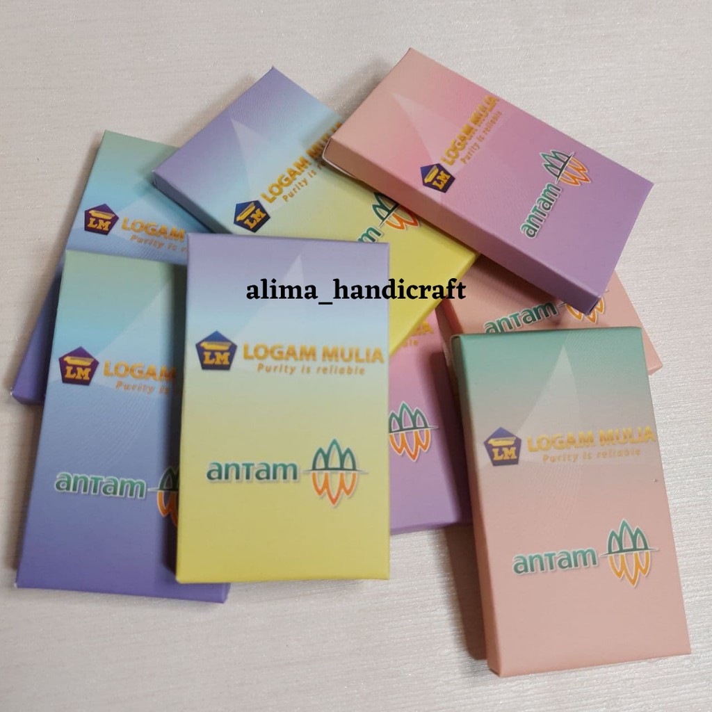 Jual Isi 20 pc Kardus Untuk Antam Packing Logam Mulia Kardus Logam